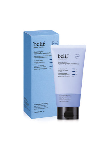 belif Super Knights Hy-soothing Vegan Pack Cleanser 150ml - buy online