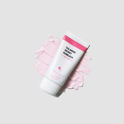 K-SECRET Calamine Secret Sunblock With Pink Tone-Up (SPF50+ PA++++) 50ml - hydration and protection