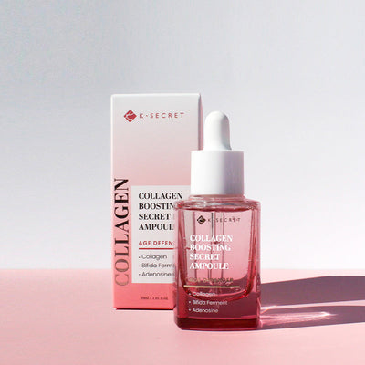 K-SECRET Collagen Boosting Secret Ampoule 50ml with bifida for barrier strengthening