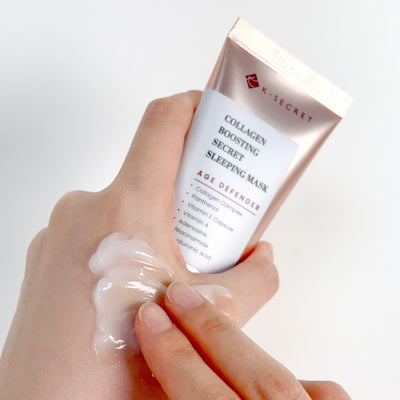 K-SECRET Collagen Boosting Secret Sleeping Mask 60ml with peptide for anti-wrinkle and firmness