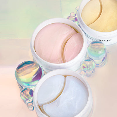 K-SECRET Eye Gel Patches Set (RETINOL + VITAMIN C + CAFFEINE) 60ea/102g*3 with retinol for anti-aging and cell renewal