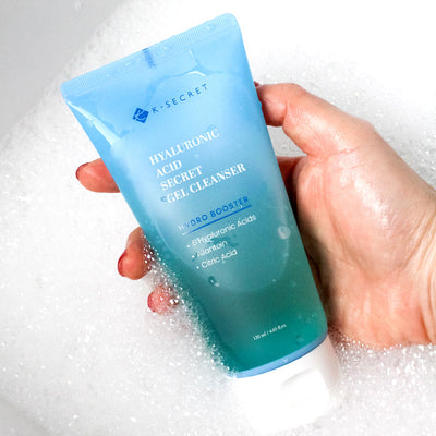K-SECRET Hyaluronic Acid Secret Gel Cleanser 120ml with hyaluronic for deep hydration