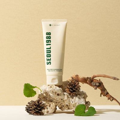 K-SECRET SEOUL 1988 Cleansing Foam : Pine Cica 1% + Probiotics 150ml with centella for soothing and repair