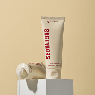 K-SECRET SEOUL 1988 Cream : Snail Mucin 93% + Rice 100ml with snail for regeneration and scars