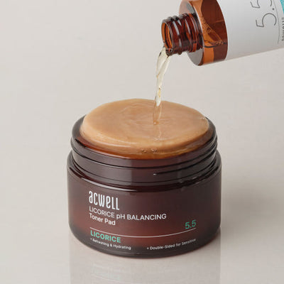 acwell Licorice pH Balancing Toner Pad 70ea/160ml - buy online