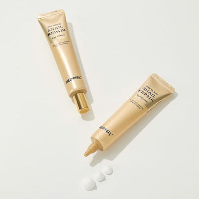 MEDIPEEL 24K Gold Snail Repair Eye Cream 40ml with collagen for firmness and elasticity