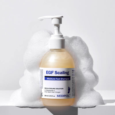MEDIPEEL EGF Scaling Moisture Foot Shampoo 200ml - application method