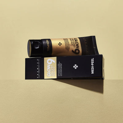 MEDIPEEL Glow 9 24K Gold Mask Pack 100ml with hyaluronic for deep hydration