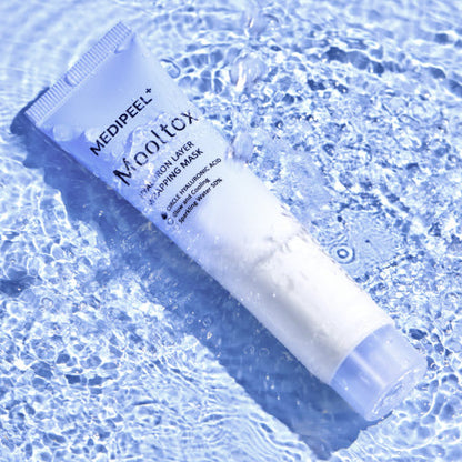 Mascarilla envolvente Mooltox con capa de ácido hialurónico MEDIPEEL 70 ml