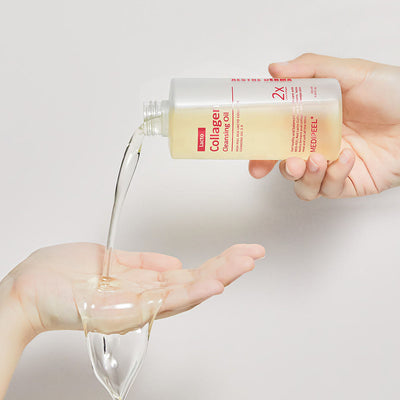 MEDIPEEL Red Lacto Collagen Cleansing Oil 2.0 200ml with collagen for firmness and elasticity