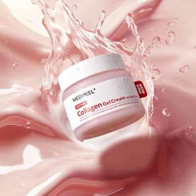MEDIPEEL Red Lacto Collagen Hydro Gel Cream 80ml with peptide for anti-wrinkle and firmness