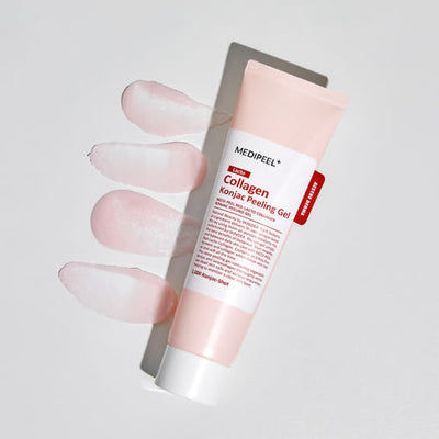 MEDIPEEL Red Lacto Collagen Konjac Peeling Gel 95ml with collagen for firmness and elasticity