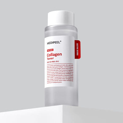MEDIPEEL Red Lacto Collagen Soothing Essence Toner 200ml with collagen for firmness and elasticity