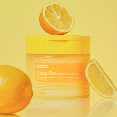 MEDIPEEL Vegan Vitamin Deep-Tox Brightening Pad 70pcs/270ml - buy online