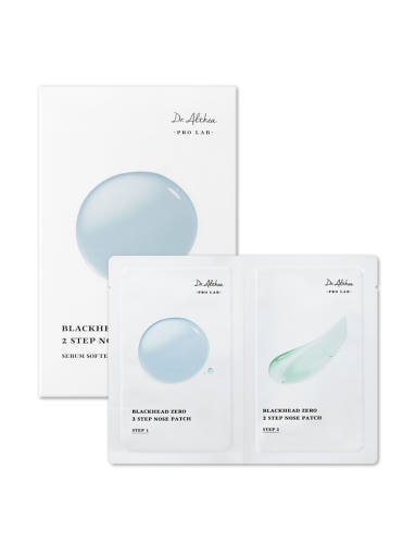 Dr.Althea Blackhead Zero 2 Step Nose Patch (1 STEP: 3g 4ea, 2 STEP: 3g 4ea) - application method