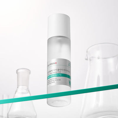 ILLIYOON Cica Trouble Clear Body Mist 200ml with fermented for improved absorption and brightness