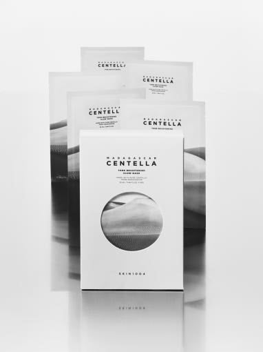 SKIN1004 MADAGASCAR CENTELLA TONE BRIGHTENING GLOW MASK 25ml*5ea with niacinamide for bright skin and minimized pores