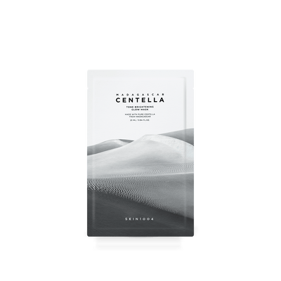 SKIN1004 MADAGASCAR CENTELLA TONE BRIGHTENING GLOW MASK 25ml*5ea with niacinamide for bright skin and minimized pores