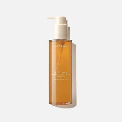 LANEIGE Perfect Renew Nourishing Oil-To-Foam Cleanser 200ml - deep cleansing