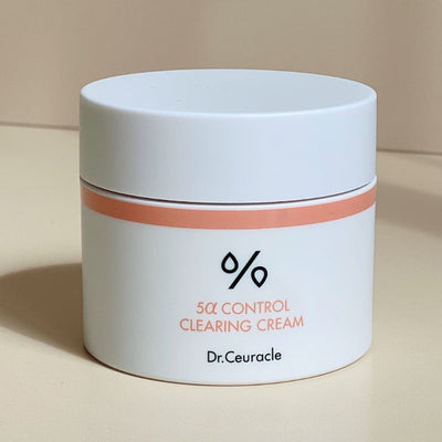 Dr.Ceuracle 5α Control Clearing Cream 50g with pha for gentle exfoliation and hydration