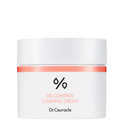 Dr.Ceuracle 5α Control Clearing Cream 50g with pha for gentle exfoliation and hydration