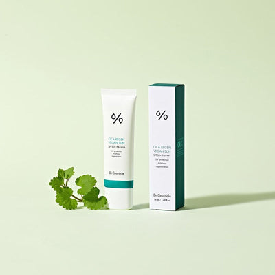 Dr.Ceuracle Cica Regen Vegan Sun SPF50+ PA++++ 50ml with fermented for improved absorption and brightness