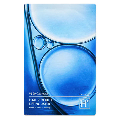 Dr.Ceuracle Hyal Reyouth Lifting Mask 25mlX10ea with hyaluronic for deep hydration
