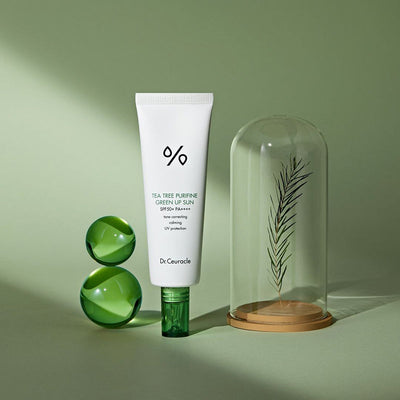 Dr.Ceuracle Tea Tree Purifine Green Up Sun SPF50 PA++++ 50ml with niacinamide for bright skin and minimized pores