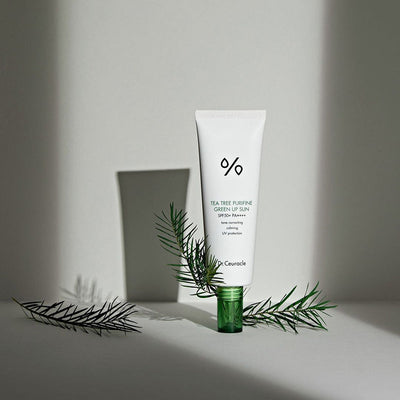 Dr.Ceuracle Tea Tree Purifine Green Up Sun SPF50 PA++++ 50ml with niacinamide for bright skin and minimized pores