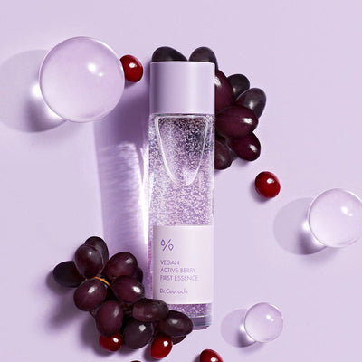 Dr.Ceuracle Vegan Active Berry First Essence 150ml with peptide for anti-wrinkle and firmness