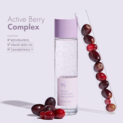 Dr.Ceuracle Vegan Active Berry First Essence 150ml with collagen for firmness and elasticity