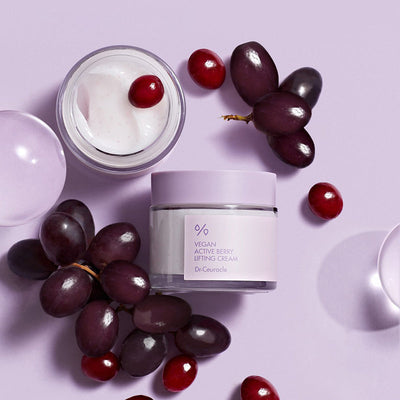 Dr.Ceuracle Vegan Active Berry Lifting Cream 75g with peptide for anti-wrinkle and firmness