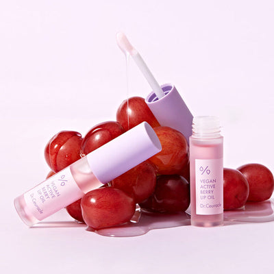 Dr.Ceuracle Vegan Active Berry Lip Oil 4.5ml with collagen for firmness and elasticity
