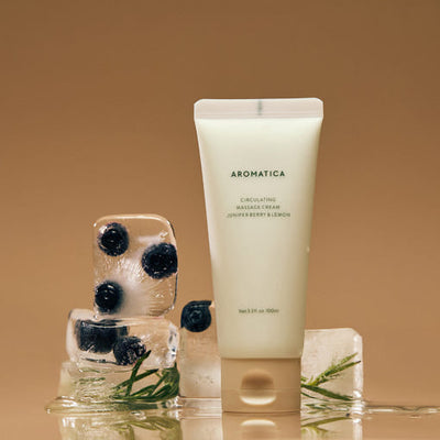 AROMATICA Circulating Massage Cream Juniper Berry & Lemon 100ml - deep cleansing