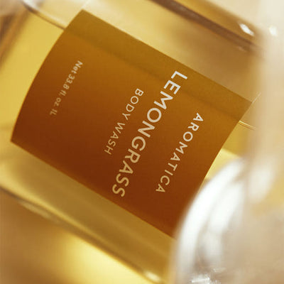 AROMATICA Lemongrass 7 Vita Body Wash 1000ml - application method