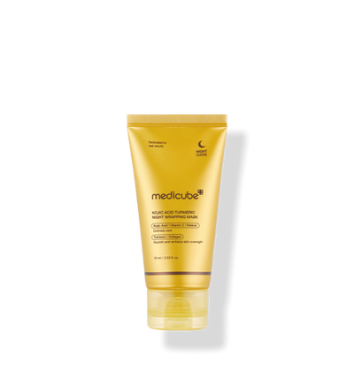 medicube Kojic Acid Turmeric Night Wrapping Mask 75ml - weekly treatment