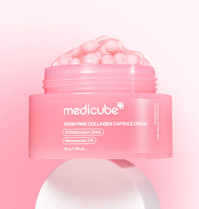 medicube PDRN Pink Collagen Capsule Cream 55ml with collagen for firmness and elasticity