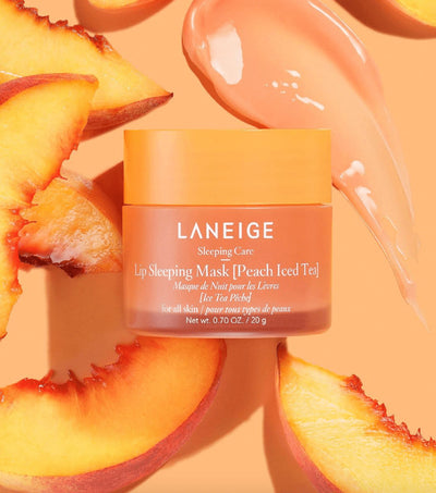 LANEIGE Lip Sleeping Mask EX 20ml #Peach Iced Tea with hyaluronic for deep hydration