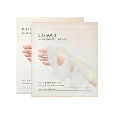 mixsoon Bean Collagen Hydrogel Mask 35g X 5ea with collagen for firmness and elasticity