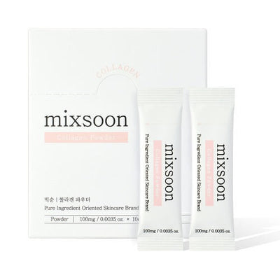 mixsoon Collagen Powder 1 BOX (100mg x 10ea) with peptide for anti-wrinkle and firmness