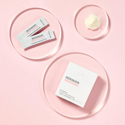 mixsoon Collagen Powder 1 BOX (100mg x 10ea) with peptide for anti-wrinkle and firmness