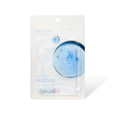 mixsoon Daily Mask Pack Saturday 20ml X 10ea with hyaluronic for deep hydration