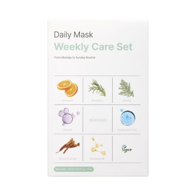 mixsoon Daily Mask Weekly Care Set (20ml X 7ea) with cica for soothing and repair