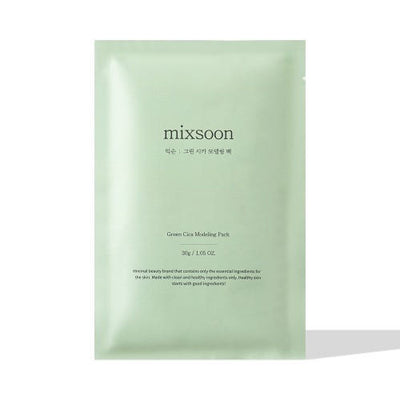 mixsoon Green Cica Modeling Pack 5ea with cica for soothing and repair