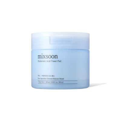 mixsoon Hyaluronic Acid Toner Pad 80ea/180ml with hyaluronic for deep hydration