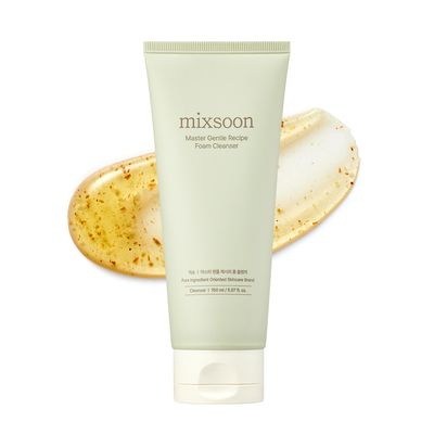 mixsoon Master Gentle Recipe Foam Cleanser 150ml with hyaluronic for deep hydration