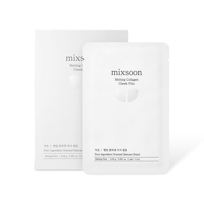 mixsoon Melting Collagen Cheek Film (10ea/5pairs) with hyaluronic for deep hydration