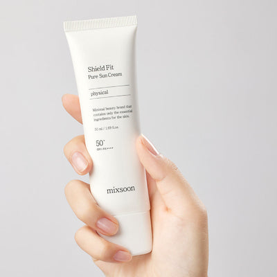 mixsoon Shield Fit Pure Sun Cream 50ml with ceramide for strengthened skin barrier