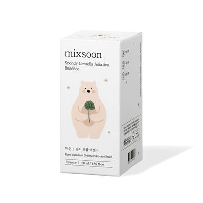 mixsoon Soondy Centella Asiatica Essence 50ml with peptide for anti-wrinkle and firmness