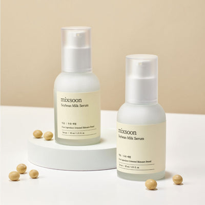 mixsoon Soybean Milk Serum 30ml with fermented for improved absorption and brightness